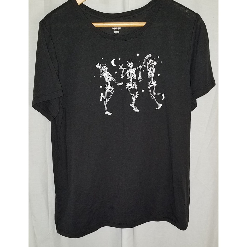 Celebrate Halloween Dancing‎ Skeltons T Shirt XL 16/18